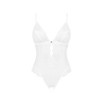 Beli čipkasti bodi XS/S veličine OBSES01936