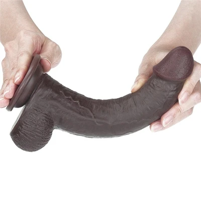 Braon realistični dildo 23cm LVTOY00510