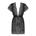 Čipkasta crna spavaćica L/XL veličine OBSES01719