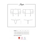 Čipkasti crni halteri L/XL veličine OBSES00761