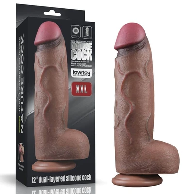 Crni debeli dildo 31cm LVTOY00638