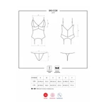 Crni korsetić i tanga gaćice L/XL veličine OBSES00010