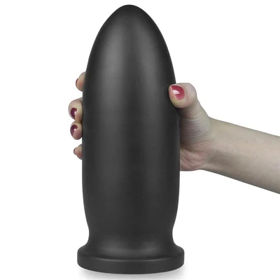 Crni masivni analni dildo 26cm LVTOY00402