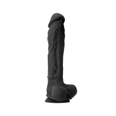 Crni masivni realistični dildo 25cm NSTOYS0860