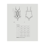 Crni providni čipkasti bebi dol L/XL veličine OBSES00846