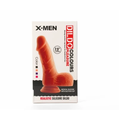 Crni realistični dildo 19cm XMEN000107