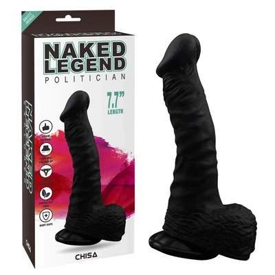 Crni realistični dildo 20cm CHISA00223