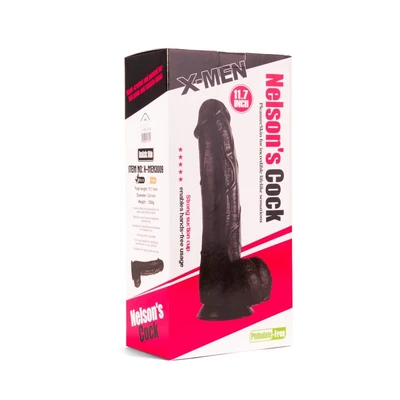 Crni realistični dildo 29cm XMEN000034