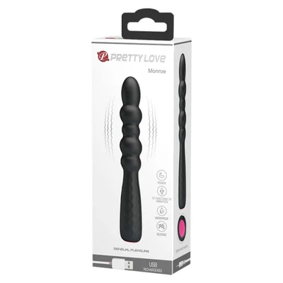 Crni vibrator za G tačku 18cm DEBRA01343