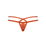 Crvene čipkaste tanga gaćice S/M veličine OBSES00166