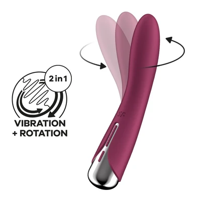 Crveni vibrator za G tačku SATISFY440