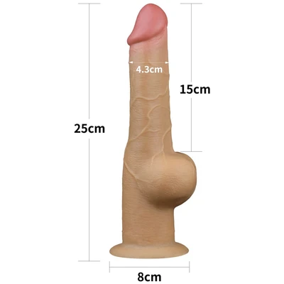 Dildo sa vakuum postoljem 25cm LVTOY00548