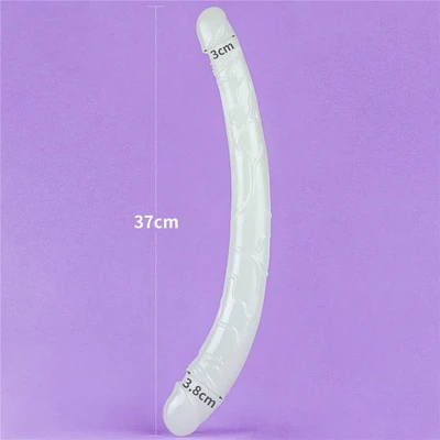 Dupli fluorescentni dildo 37cm LVTOY00533