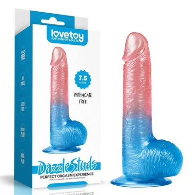 Dvobojni dildo 19cm LVTOY00414