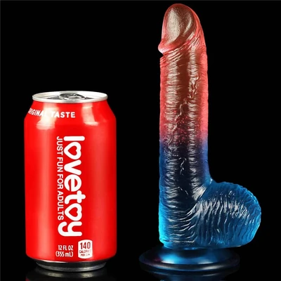 Dvobojni dildo 19cm LVTOY00414