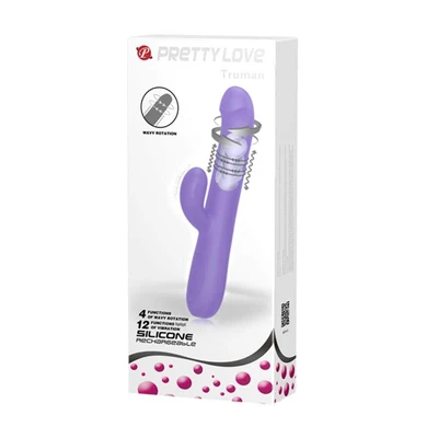 Ljubičasti vibrator sa rotacijom DEBRA01213