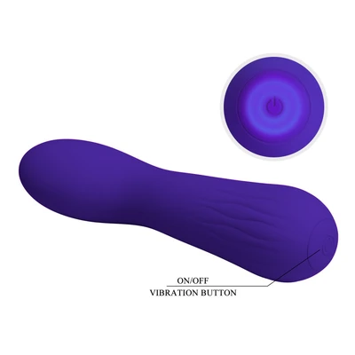 Ljubičasti vibrator za stimulaciju G tačke 15cm DEBRA01659