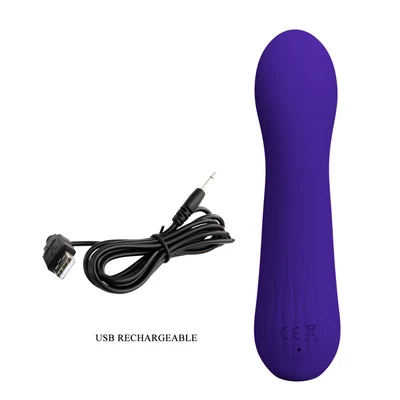 Ljubičasti vibrator za stimulaciju G tačke 15cm DEBRA01659