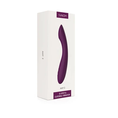 Ljubičasti vibrator za stimulaciju G tačke SVAKOM0194