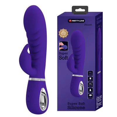 Ljubičasti vibrator za stimulaciju klitorisa i G tačke DEBRA01638