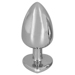 Metalna analna kupa sa dijamantskim srcem YOU2T00727