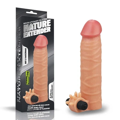 Penis navlaka 17cm sa vibracijom LVTOY00421