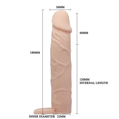 Penis navlaka 18cm DEBRA01389