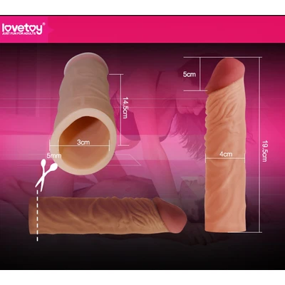 Penis navlaka 19cm LVTOY00156