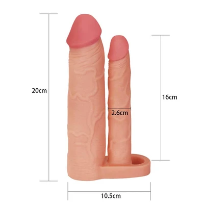 Penis navlaka za duplu penetraciju LVTOY00409