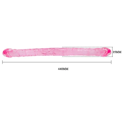 Pink dupli dildo 44cm DEBRA00939