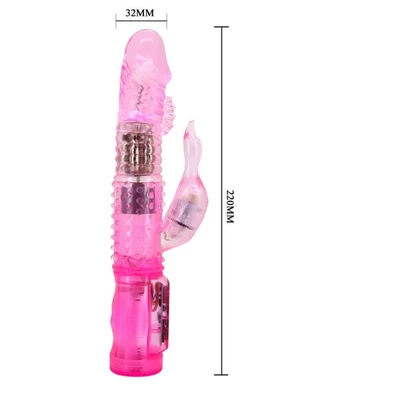 Pink rotirajući vibrator 22cm DEBRA01428