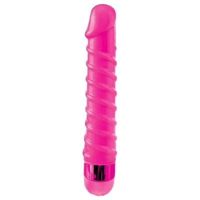 Pink šraf vibrator 16cm PIPE197811