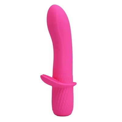 Pink vibrator sa masažerom klitorisa DEBRA01221