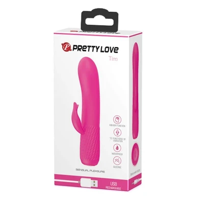 Pink vibrator za stimulaciju klitorisa i G tačke DEBRA01136