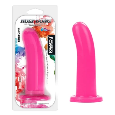 Pink zakrivljeni dildo 17cm LVTOY00480