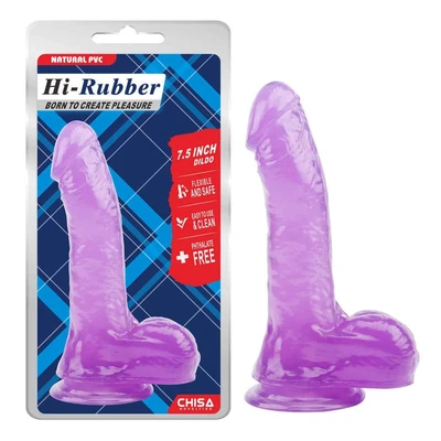 Realistični dildo 19cm ljubičaste boje CHISA00210