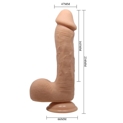 Realistični dildo 23cm u boji kože sa izraženim glavićem DEBRA01462