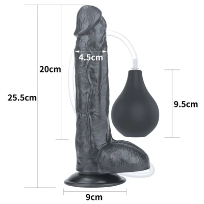 Realistični dildo 25cm koji svršava spermu LVTOY00523