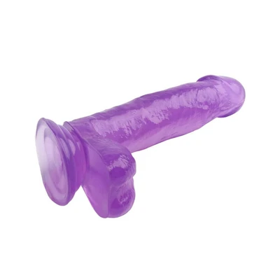 Realistični dildo ljubičaste boje 17cm CHISA00204