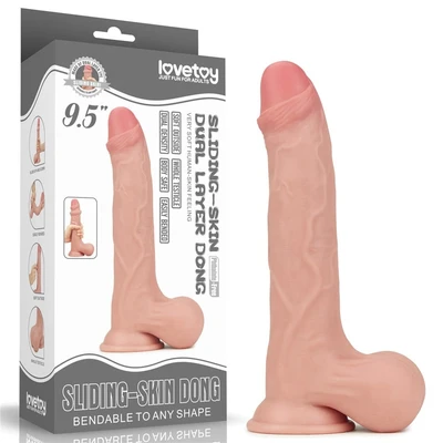 Realistični dildo u boji kože 25cm LVTOY00528