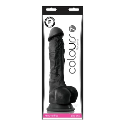 Realistični dildo u crnoj boji 23cm NSTOYS0691