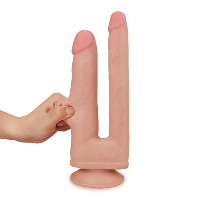 Realistični dildo za duplu penetraciju LVTOY00288