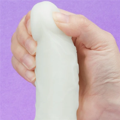 Realistični fluorescentni dildo 18cm LVTOY00688