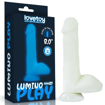 Realistični fluorescentni dildo 21cm LVTOY00691