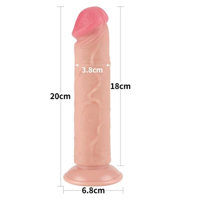 Realistični penis dildo u boji kože 21cm LVTOY00722