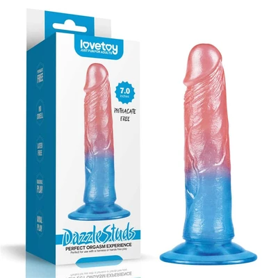 Šareni dildo 17cm LVTOY00413