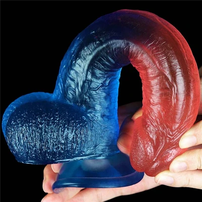 Šareni dildo 23cm LVTOY00417