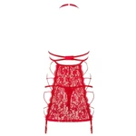 Sexy crvena čipkasta haljinica L/XL veličine OBSES01682