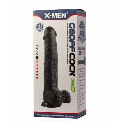 Veliki crni dildo 30cm XMEN000224