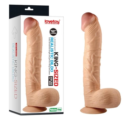 Veliki dildo u boji kože 31cm LVTOY00195